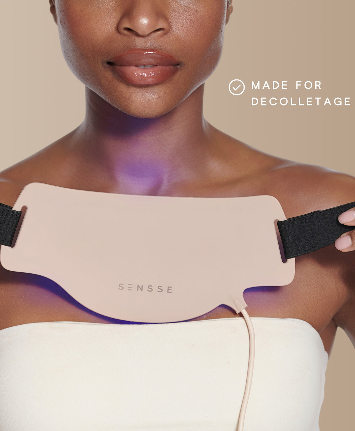Silhouette LED Neck Mask
