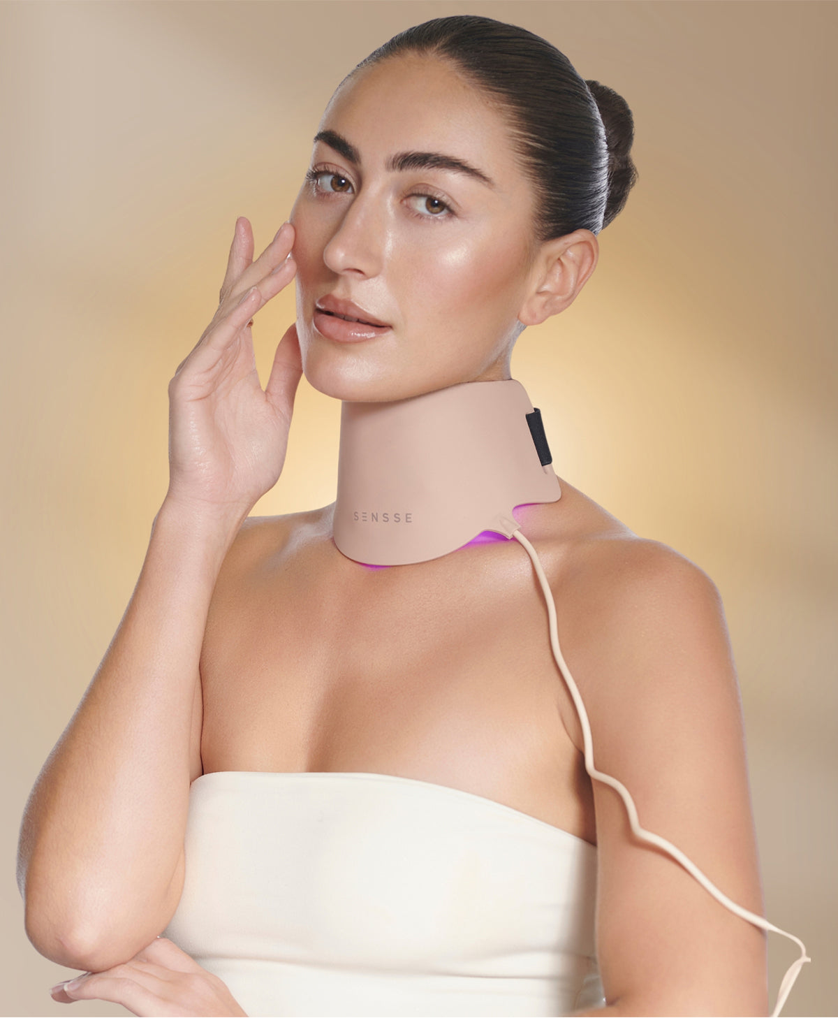 Silhouette LED Neck Mask