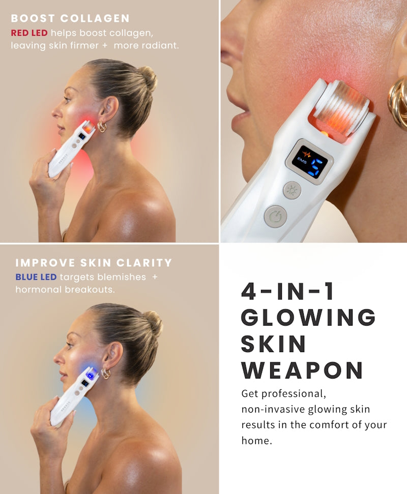 MicroGlo: Microneedling & EMS Device