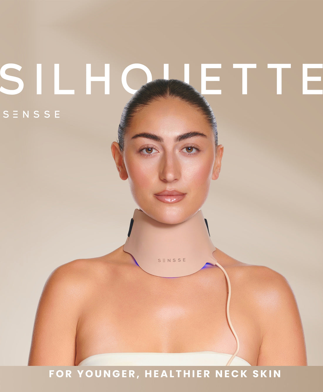 Silhouette LED Neck Mask