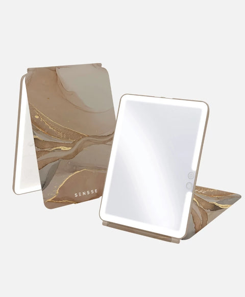 Glow Up LED Mirror (Modern Marble)