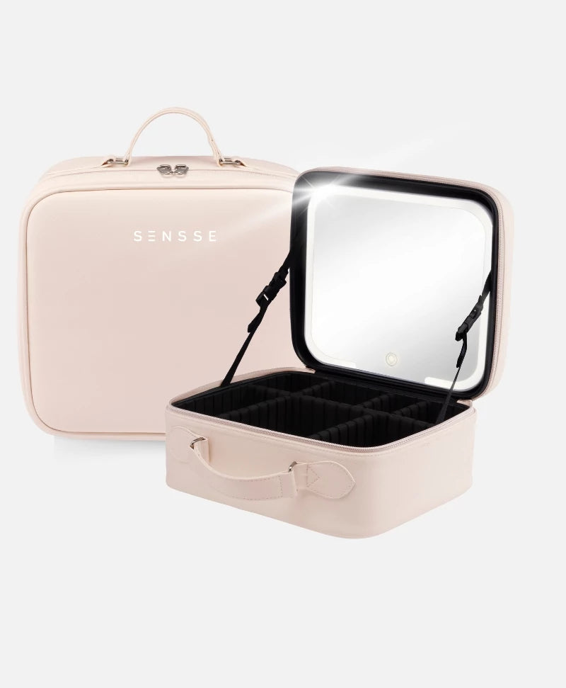2-in-1 Illuminated Beauty Travel Case