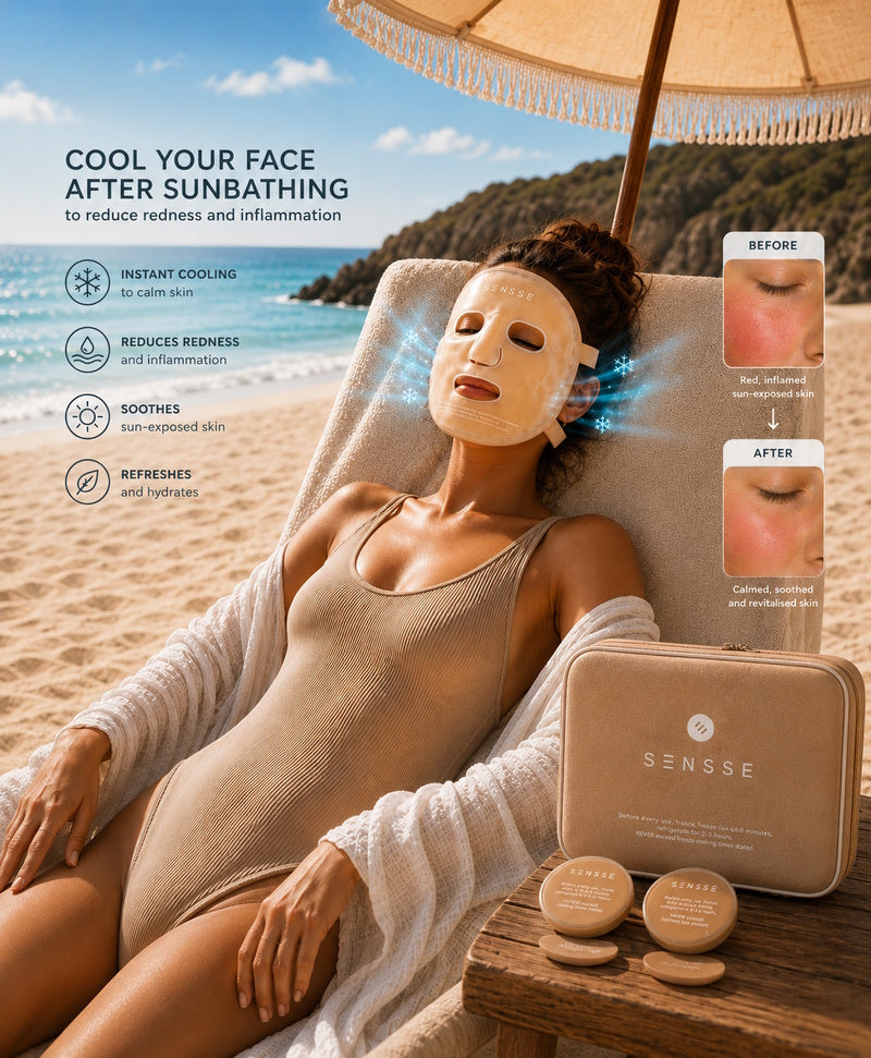 Glacial Glow Face and Eye Cooling Masks