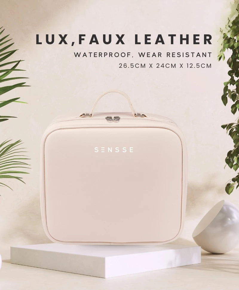 2-in-1 Illuminated Beauty Travel Case
