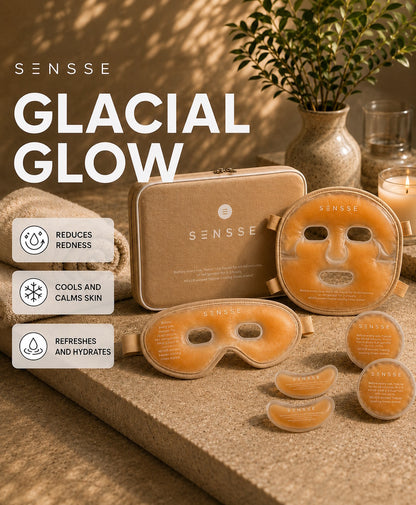 Glacial Glow Face and Eye Cooling Masks