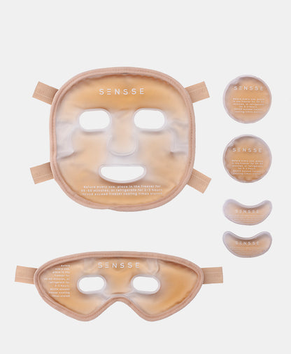 Glacial Glow Face and Eye Cooling Masks