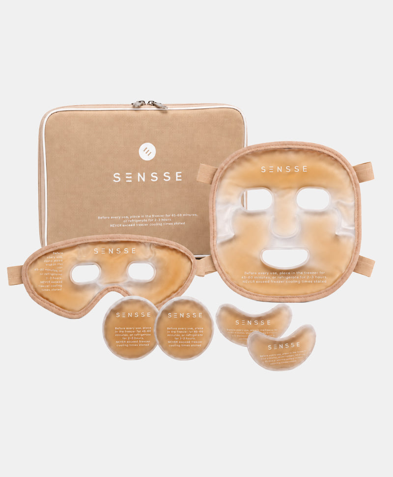 Glacial Glow Face Eye Cooling Masks