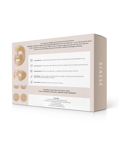 Glacial Glow Face and Eye Cooling Masks