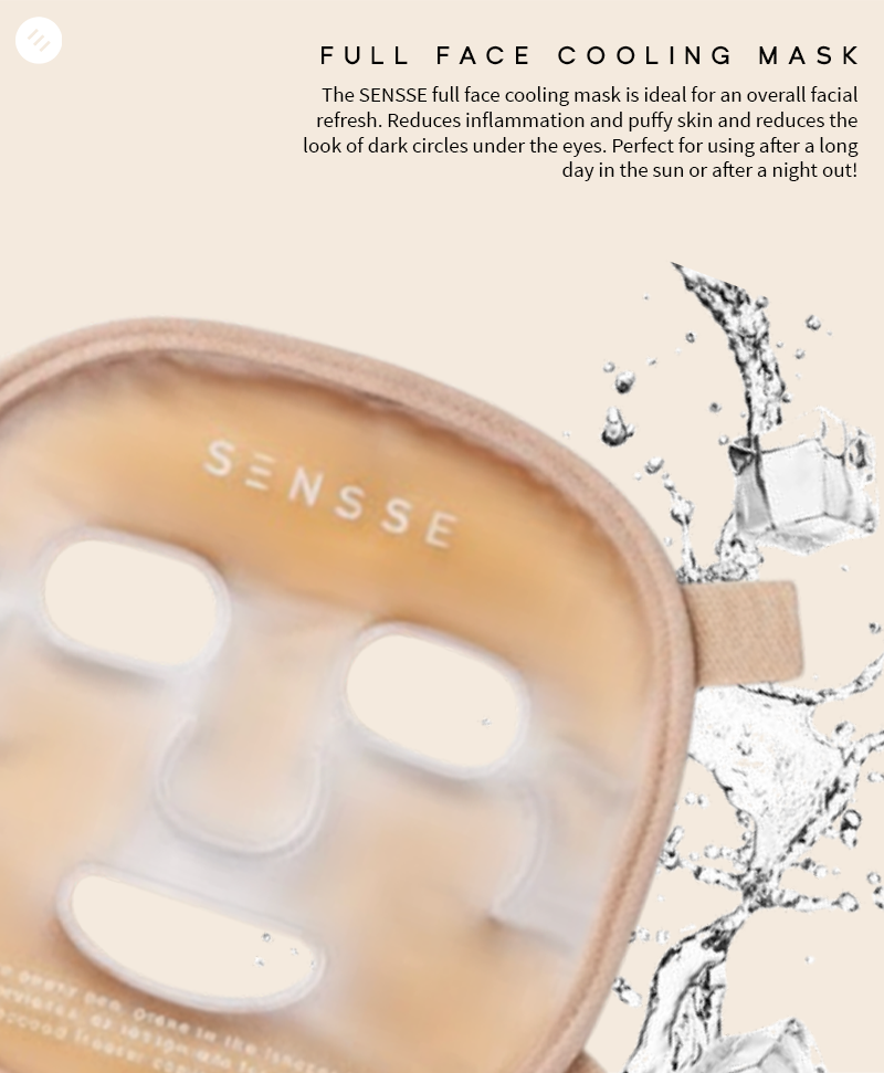 Glacial Glow Face and Eye Cooling Masks