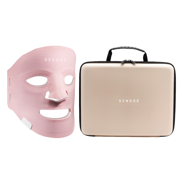 SENSSE LED mask and vegan carry case