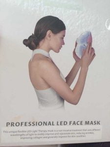 Pro LED Face Mask + FREE Vegan Carry Case photo review